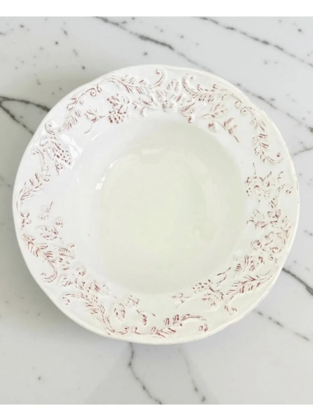 Tuscan-Style Ceramic Serving Bowl